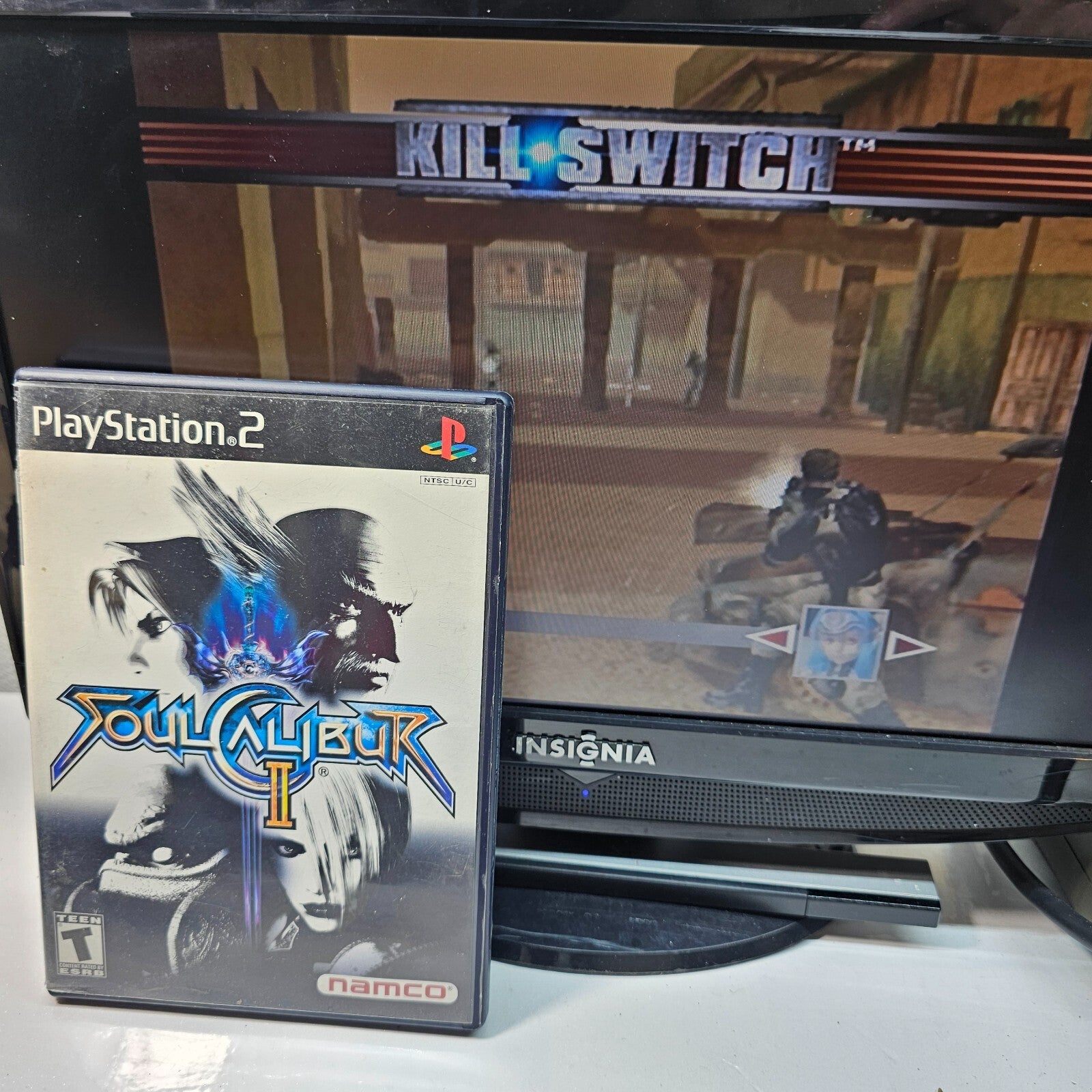 Soul Calibur II (PlayStation 2, 2003) Game Case Manual Registration Demo -Tested