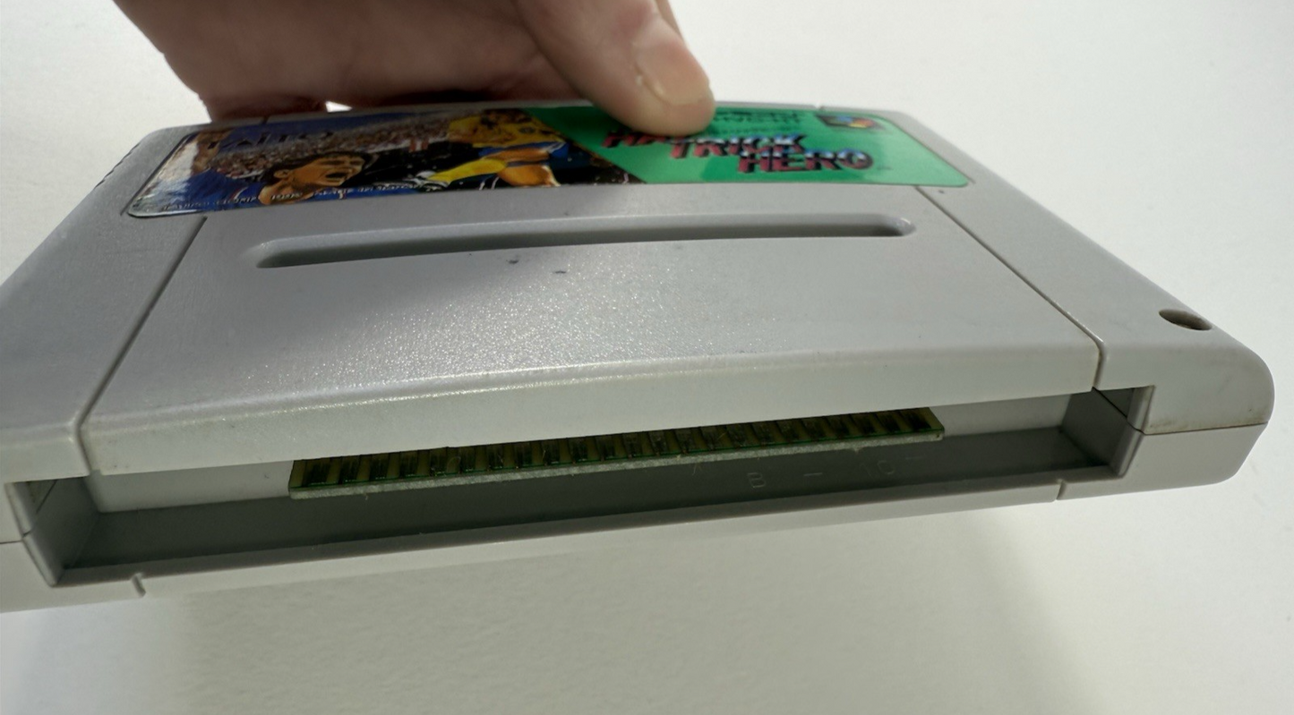 Hat Trick Hero (Nintendo Super Famicom, 1992) - Japanese Cartridge - Tested