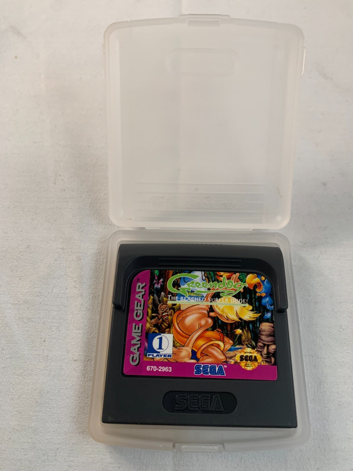 Greendog: The Beached Surfer Dude (Sega Game Gear, 1993) Game Only