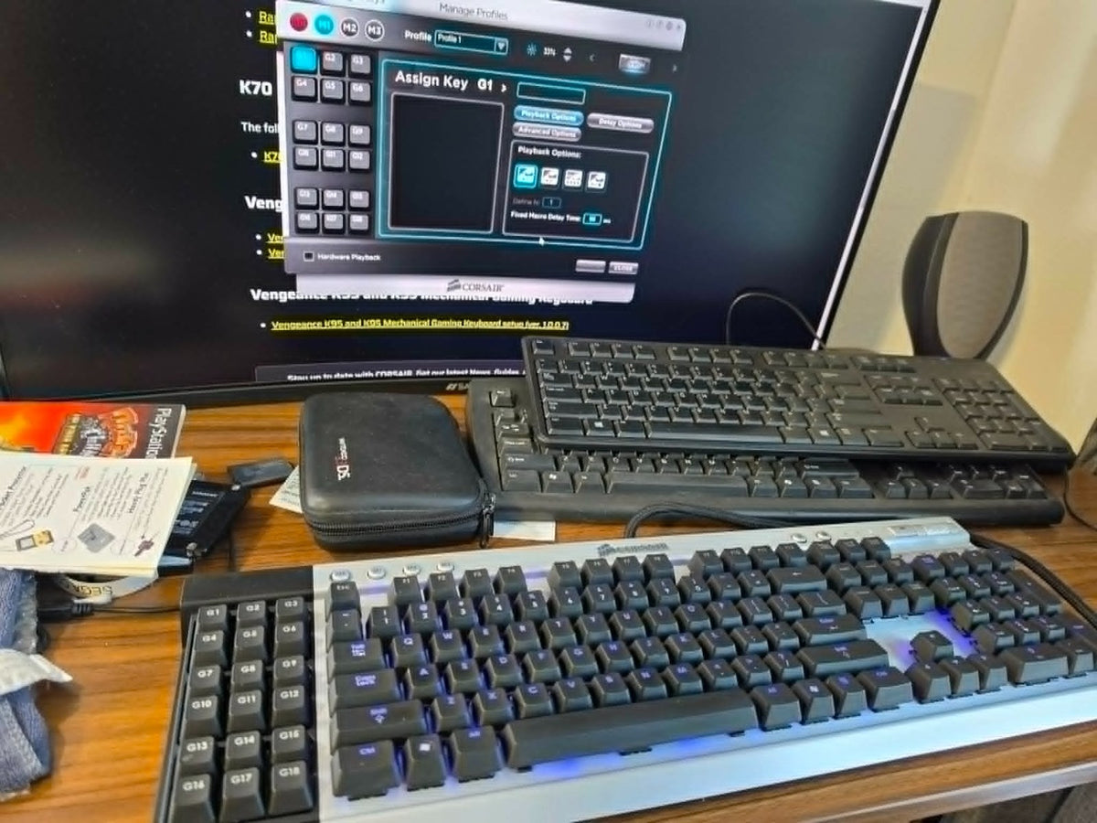 Corsair Vengeance K90 CH-9000003-NA Wired MMO USB Gaming Keyboard - Tested