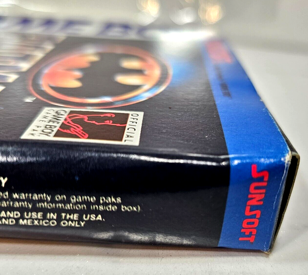 Batman: The Video Game (Nintendo Gameboy, 1990) Game Manual Box Inserts - Tested