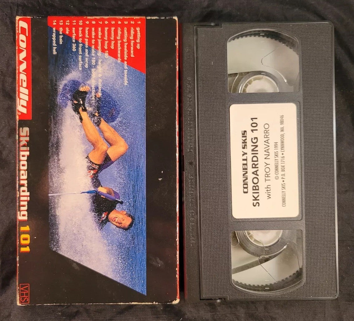 Connelly Skiboarding 101 with Troy Navarro (VHS, 1994) Instructional Video