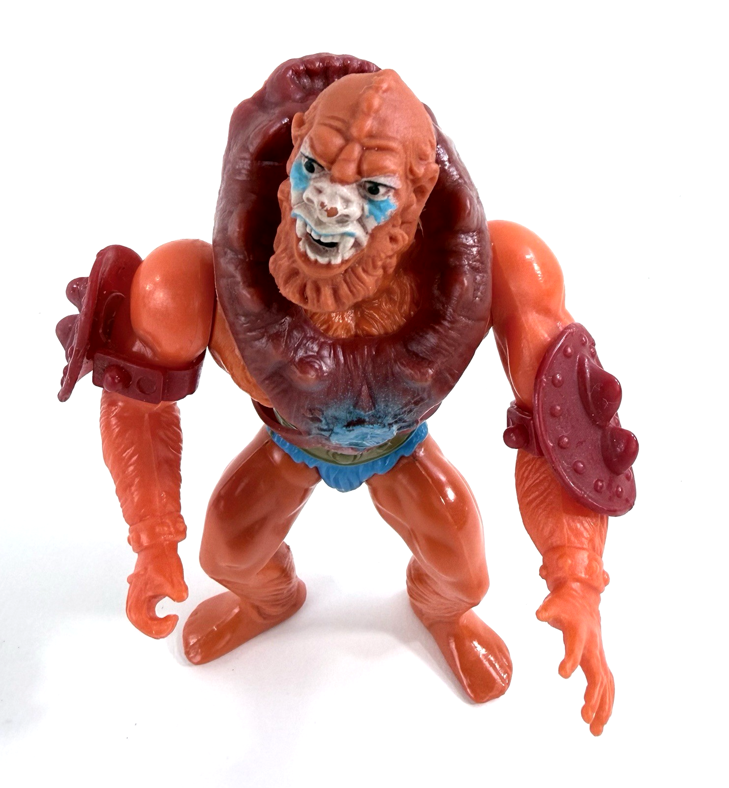 Mattel 1981 Masters of the Universe Beast Man Action Figure with Armor - Read