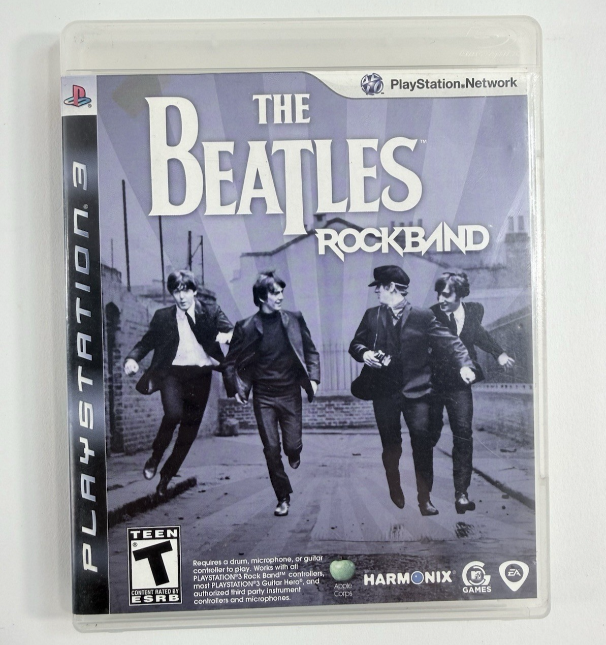 The Beatles: Rock Band (Sony PlayStation 3, 2009) Game, Case, Manual - Tested
