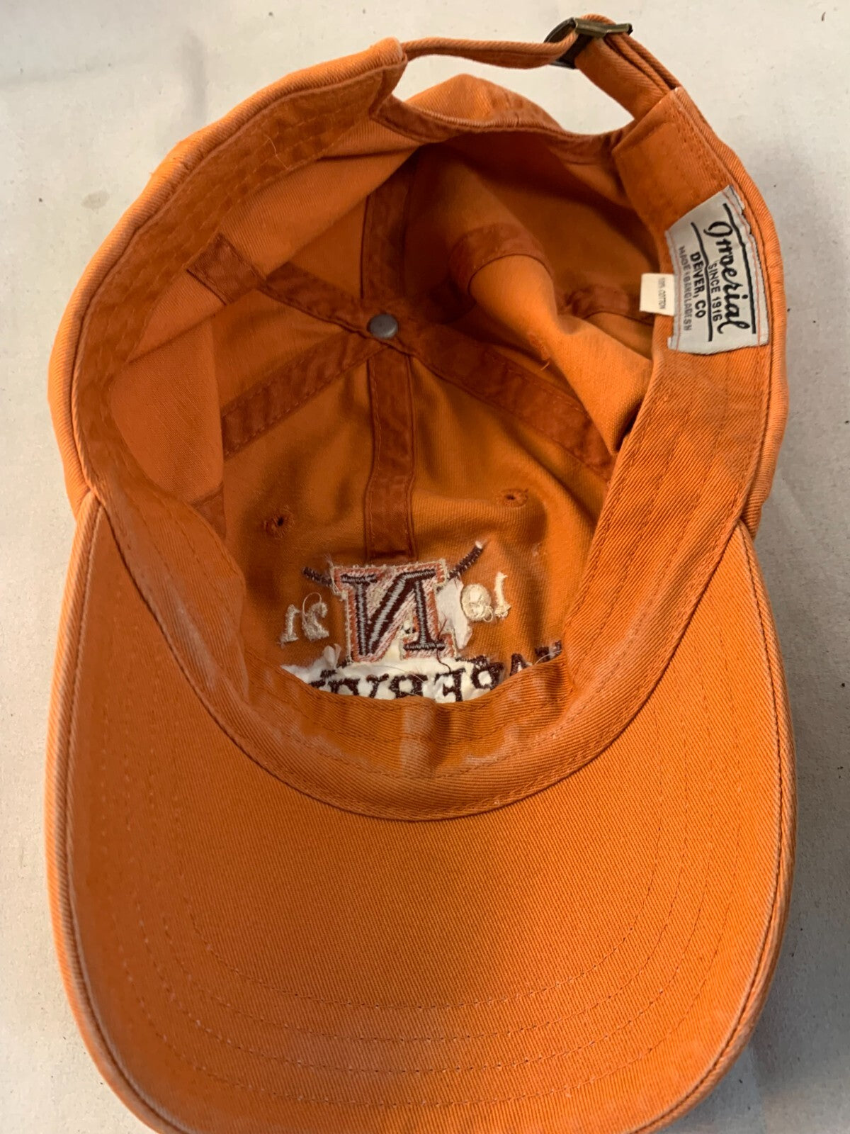 Naperville Country Club Orange Adjustable Hat Cap