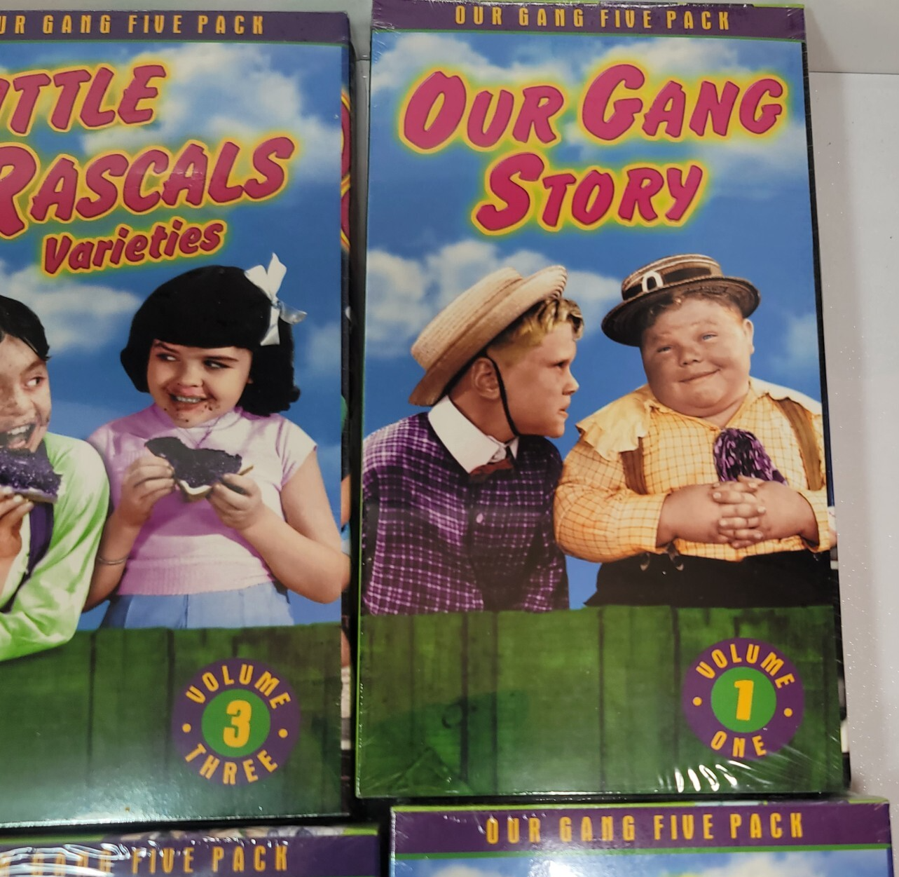 Little Rascals Our Gang Collector Series (VHS, 1999, 5-Tape Box Set) New, Sealed