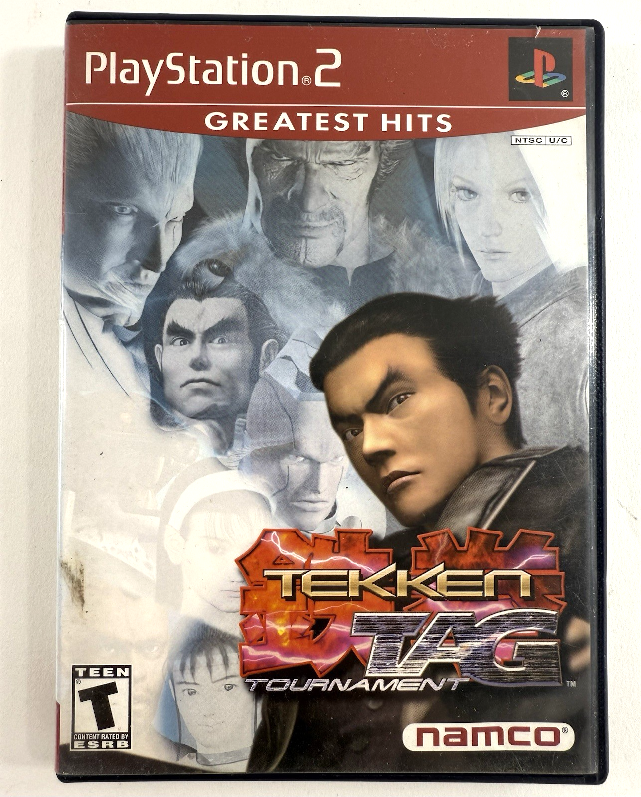 Tekken Tag Tournament Greatest Hits (Sony PlayStation 2, 2002) Game and Case