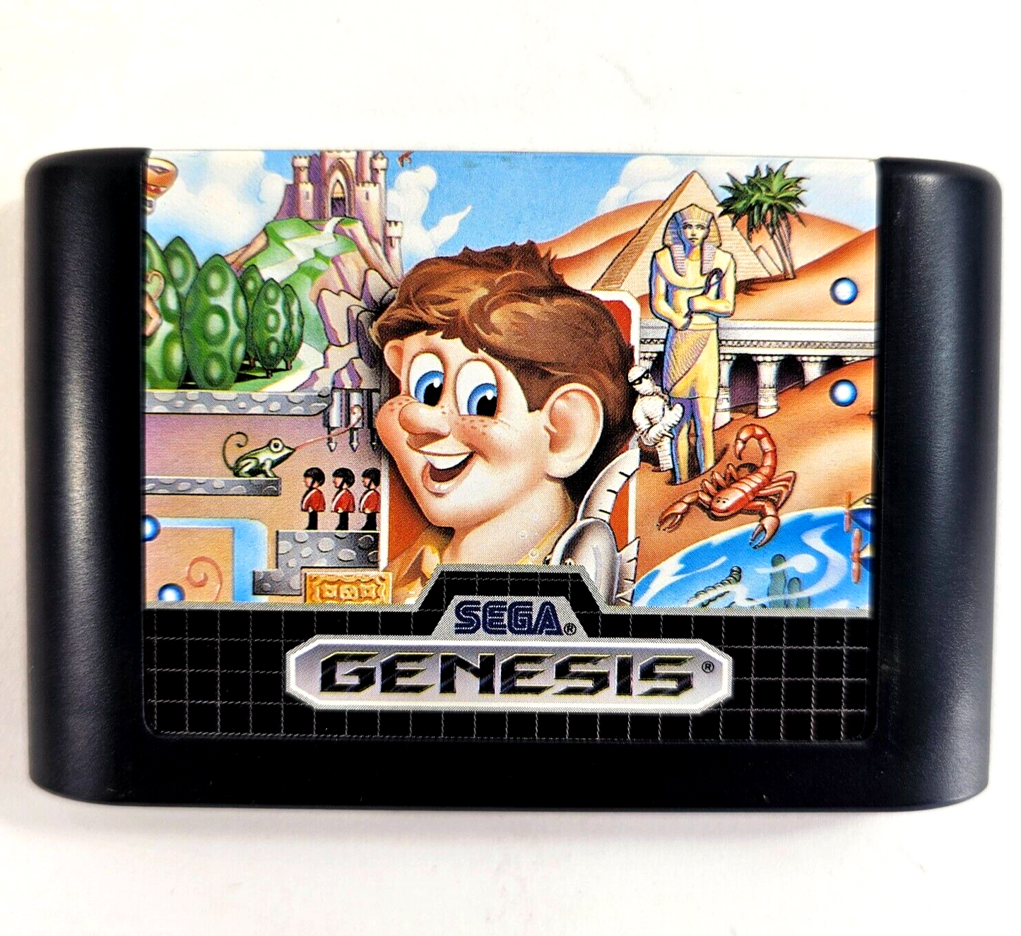 Alex Kidd in the Enchanted Castle (Sega Genesis, 1989) Game Case Manual - Tested