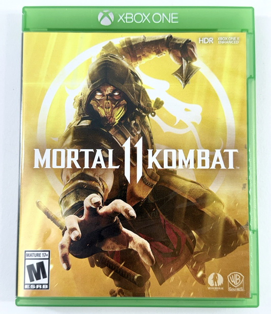 Mortal Kombat 11 (Microsoft Xbox One/Series X, 2019) Game and Case - Tested