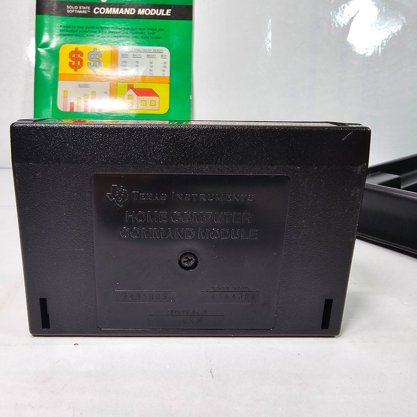 Household Budget Management (Texas Instruments TI99/4a, 1979) Cartridge & Manual