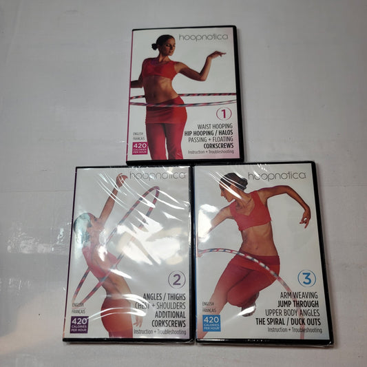 Hoopnotica Hula Hooping Exercise 3-DVD Set