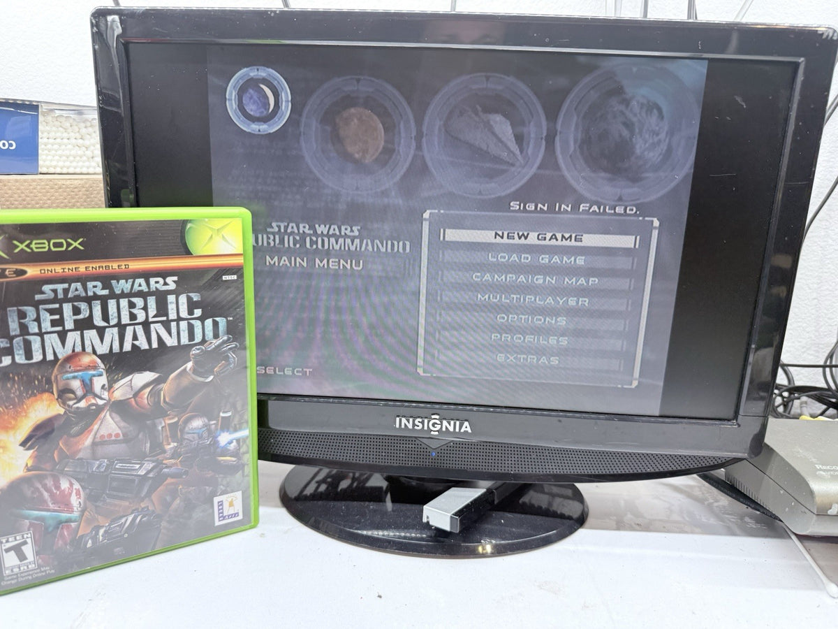Star Wars: Republic Commando (Xbox, 2005) Game Case Manual Registration - Tested