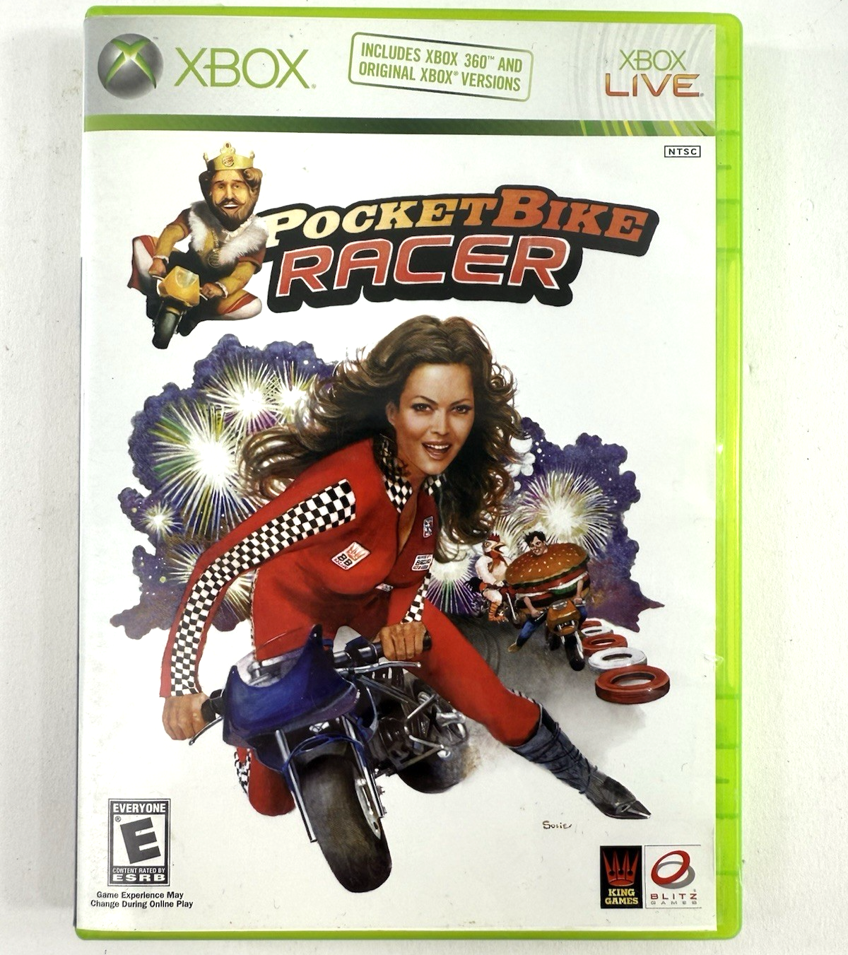 Pocketbike Racer (Microsoft Xbox 360, 2006) Game, Case, Manual - Tested