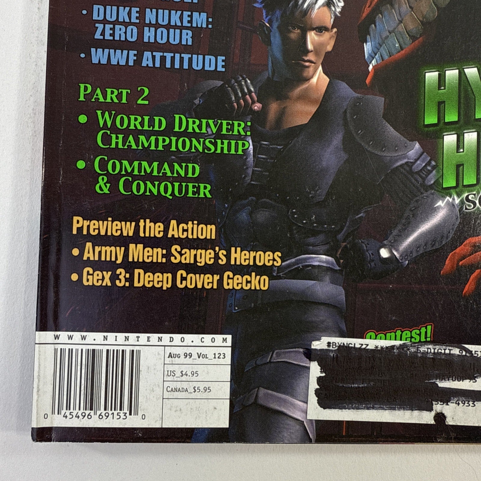 Nintendo Power Magazine Volume 123 August 1999 - Poster, Pokémon Snap Insert