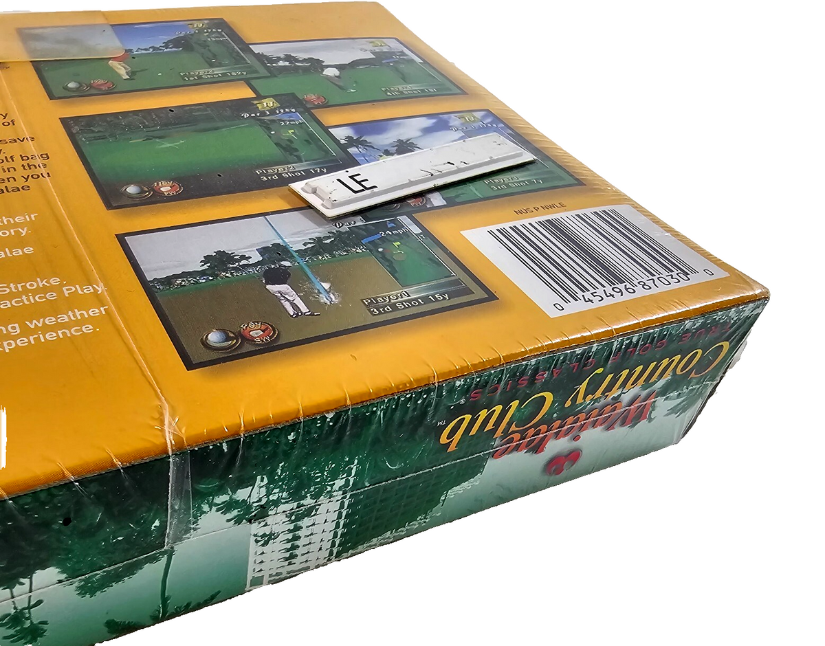 True Golf Classics: Waialae Country Club (Nintendo 64, 1998) Sealed - Some Wear
