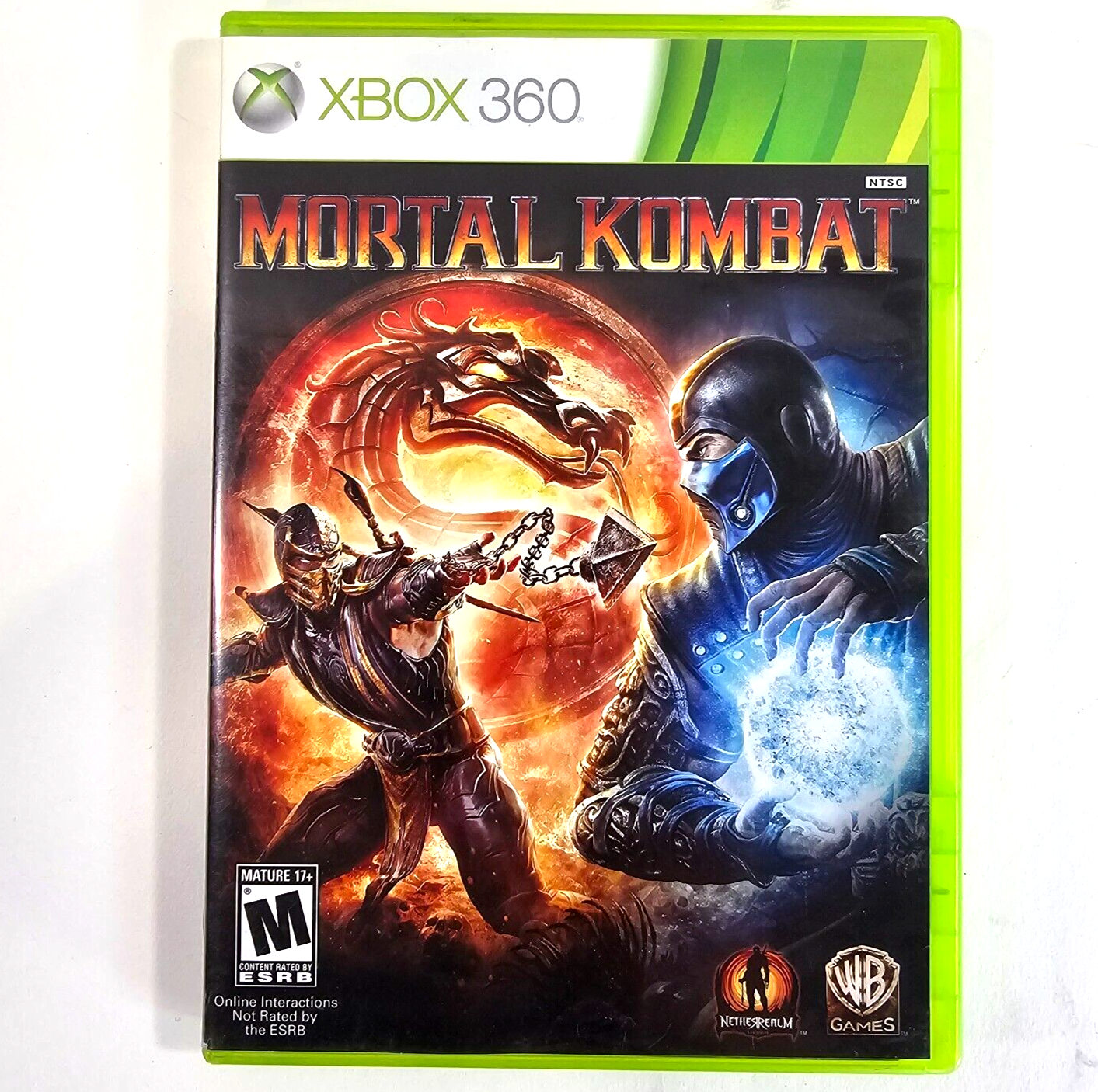 Mortal Kombat (Microsoft Xbox 360, 2010) Game Case Manual Inserts - Tested