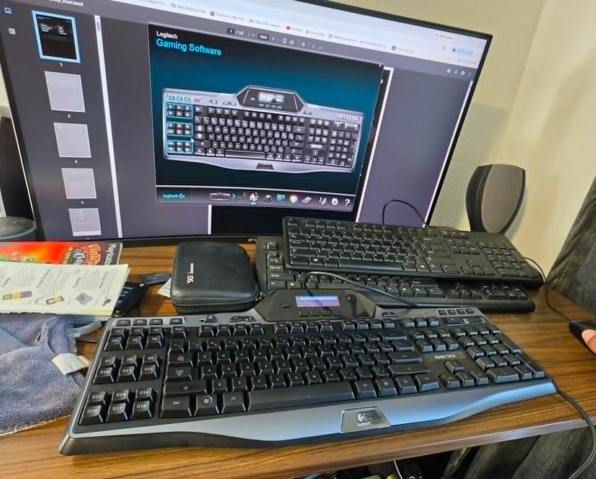 Logitech G510 Y-U0010 Wired USB Gaming Keyboard - Tested And Working
