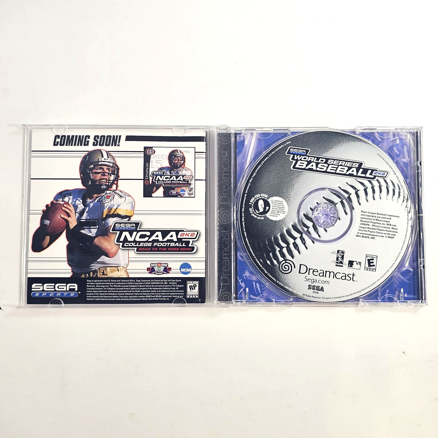 World Series Baseball 2K2 (Sega Dreamcast, 2001) Game Case Manual - Tested