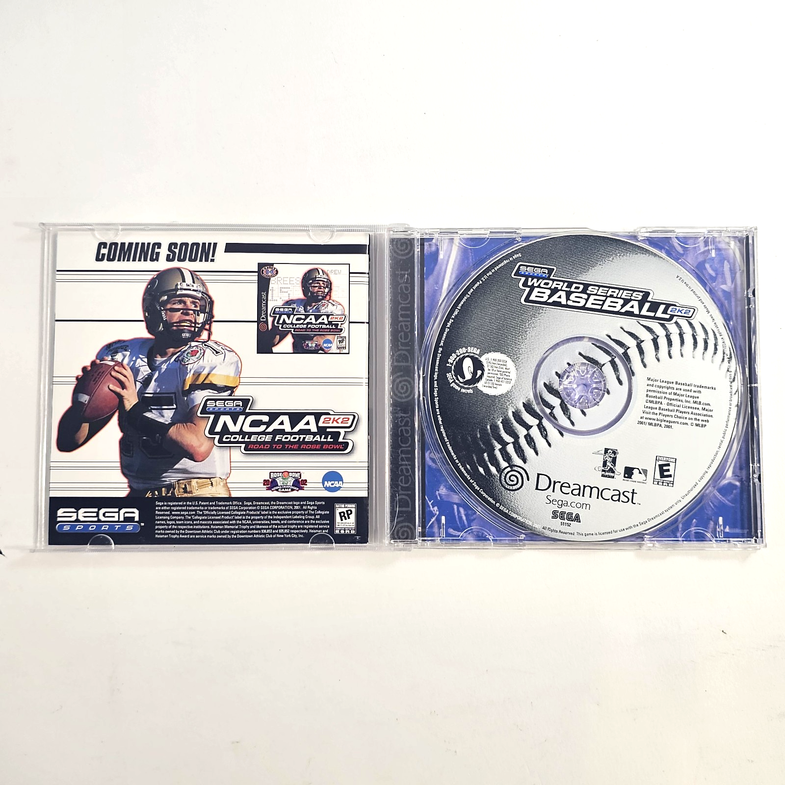 World Series Baseball 2K2 (Sega Dreamcast, 2001) Game Case Manual - Tested