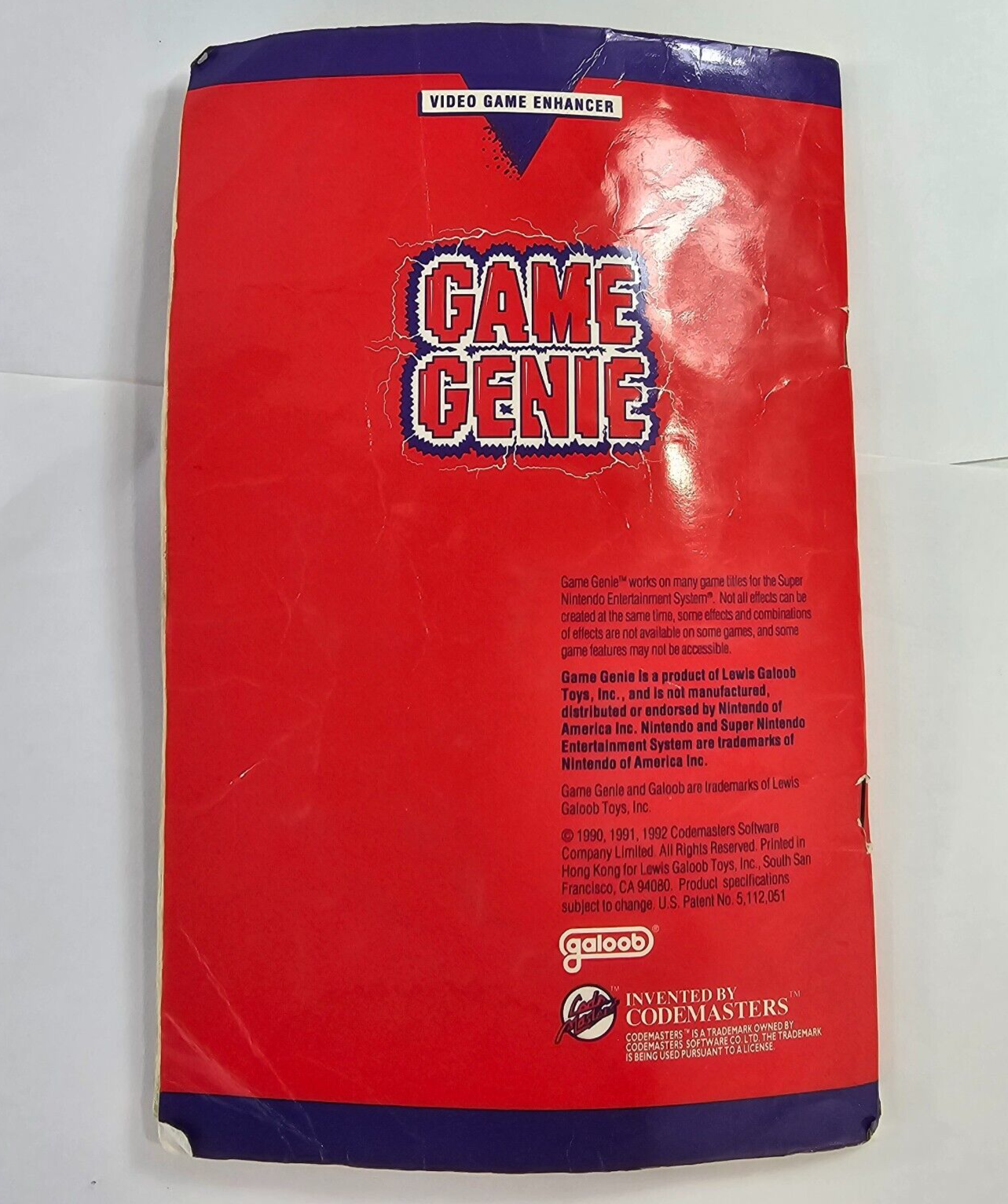 Galoob Game Genie Video Game Enhancer (Super Nintendo, 1992) with Code Books