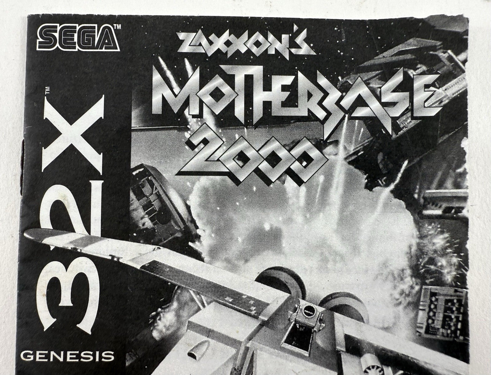 Zaxxon's Motherbase 2000 (Sega Genesis 32X, 1995) Instructional Manual 84512
