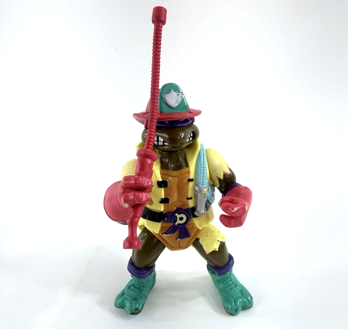 Playmates 1991 Teenage Mutant Ninja Turtles Hose Em Down Don with Hose