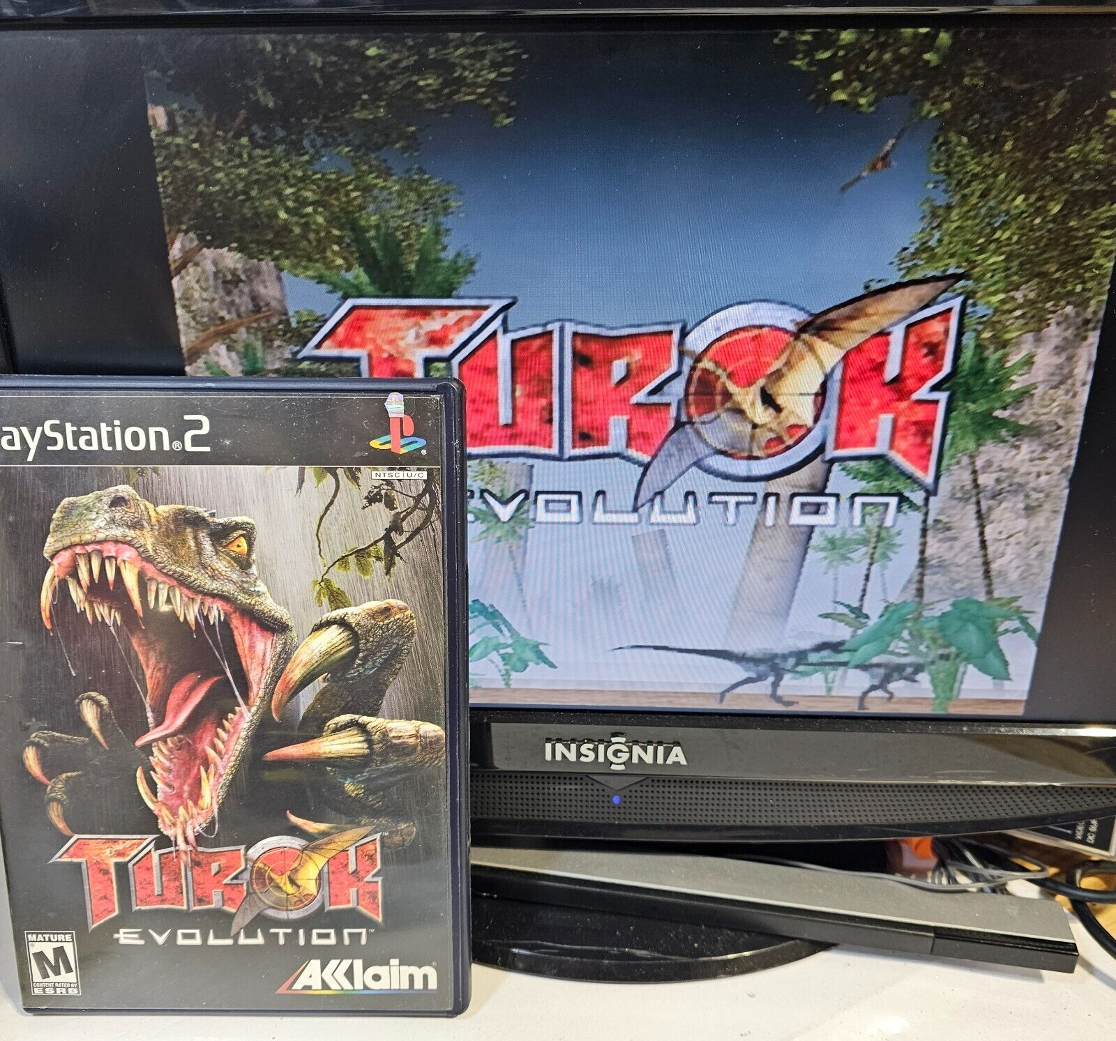 Turok: Evolution (Sony PlayStation 2, 2002) Game Case Manual Registration Card