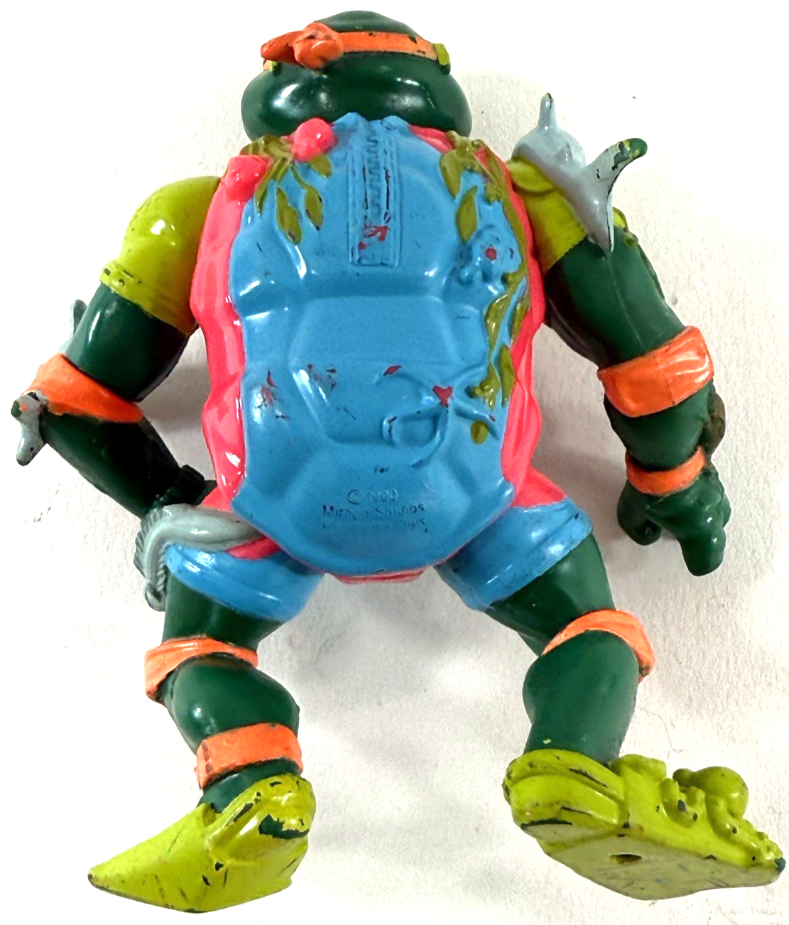 Playmates 1990 Teenage Mutant Ninja Turtles 5" Mike The Sewer Surfer Figure