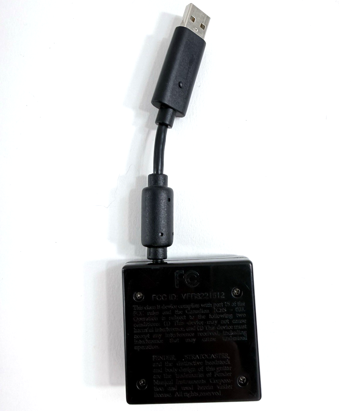 Rock Band Fender Stratocaster Wireless Guitar Dongle VFR8221512 PlayStation 3