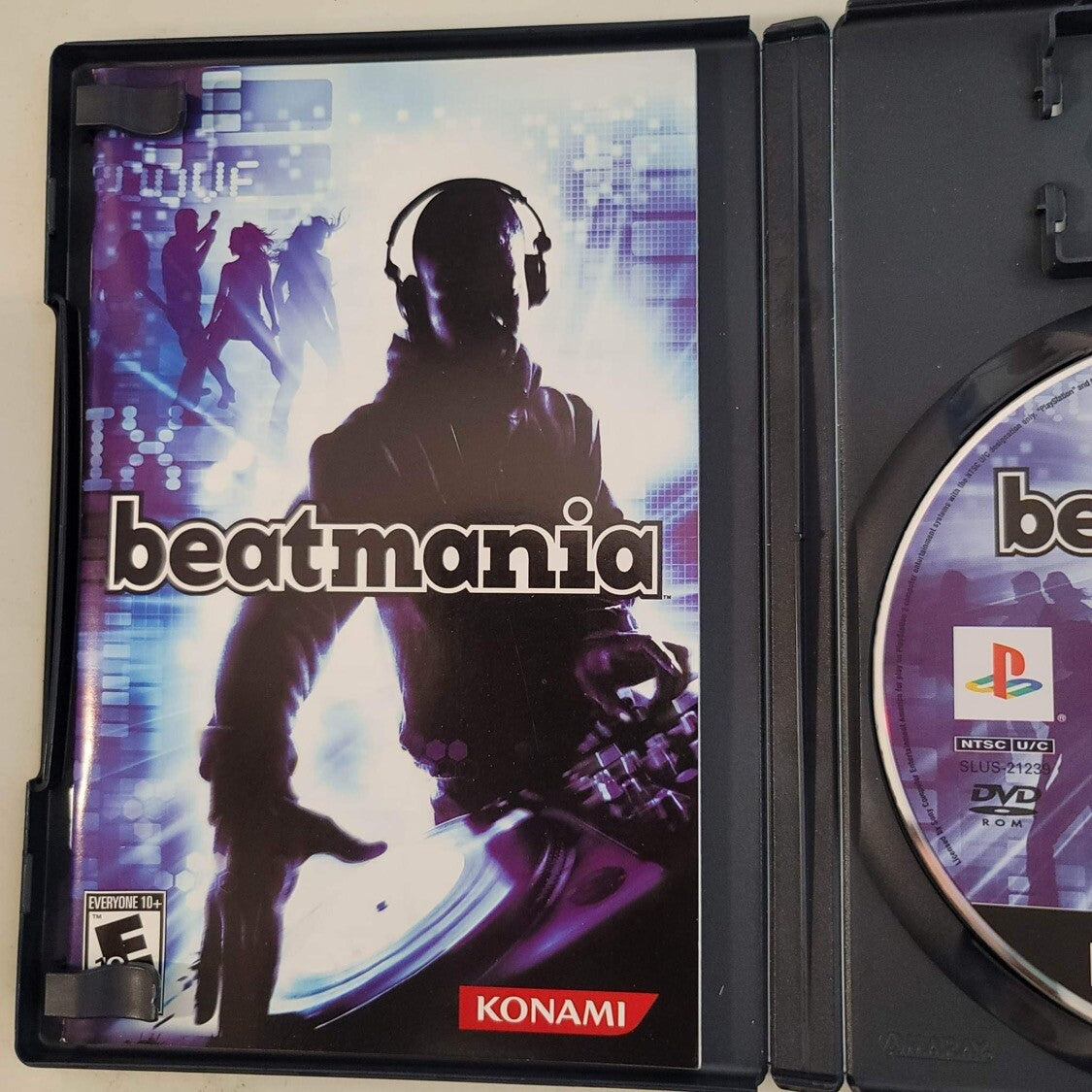 beatmania (Sony PlayStation 2, 2006) Game Case Manual - Tested