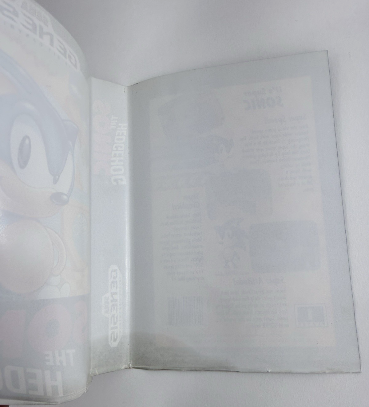 Sonic The Hedgehog (Sega Genesis, 1991) Original Retail Case & Manual - No Game