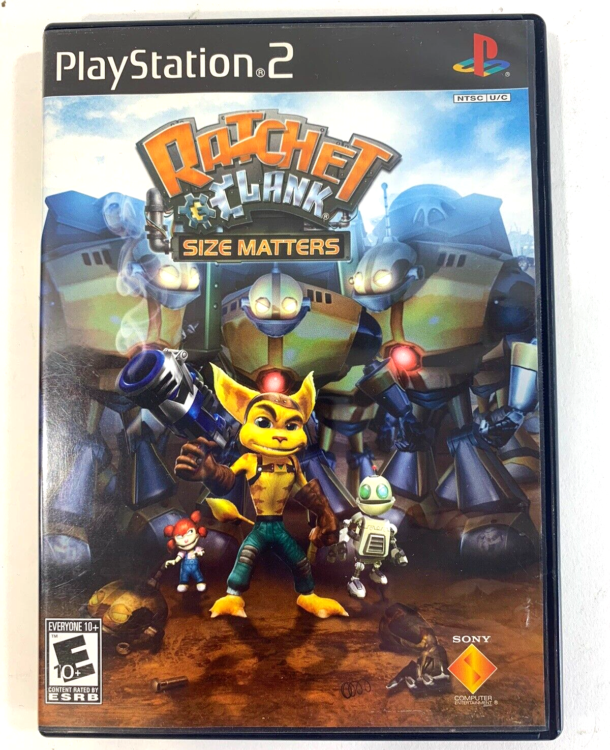 Ratchet & Clank: Size Matters (Sony PlayStation 2, 2008) Game Case Manual Insert