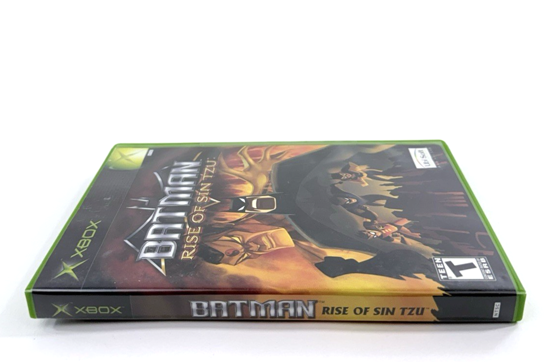 Batman Rise of Sin Tzu (Microsoft Xbox, 2003) Game Case Manual Registration