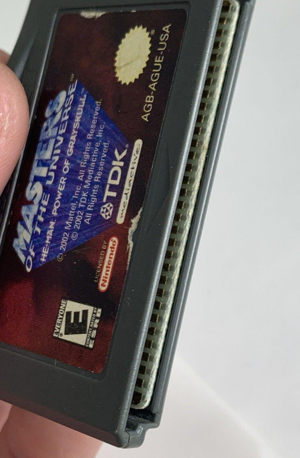 Masters Of The Universe He-Man: Power of Grayskull (Gameboy Advance, 2002) Cart