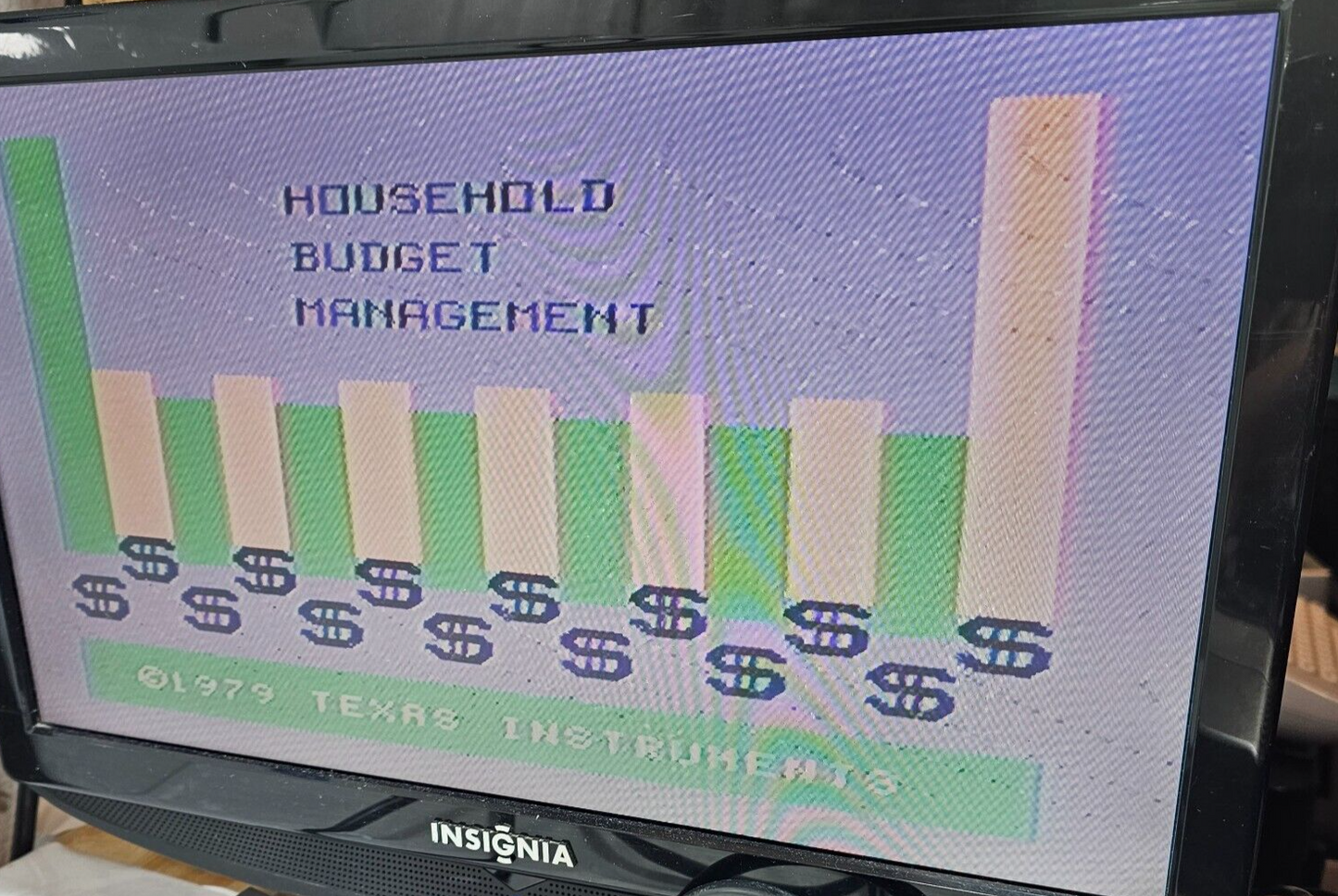 Household Budget Management (Texas Instruments TI99/4a, 1979) Cartridge & Manual