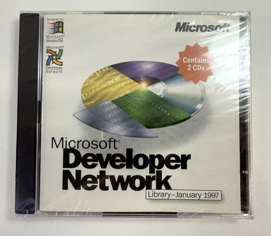 Microsoft Developer Network Library January 1997 - New, Sealed with Key