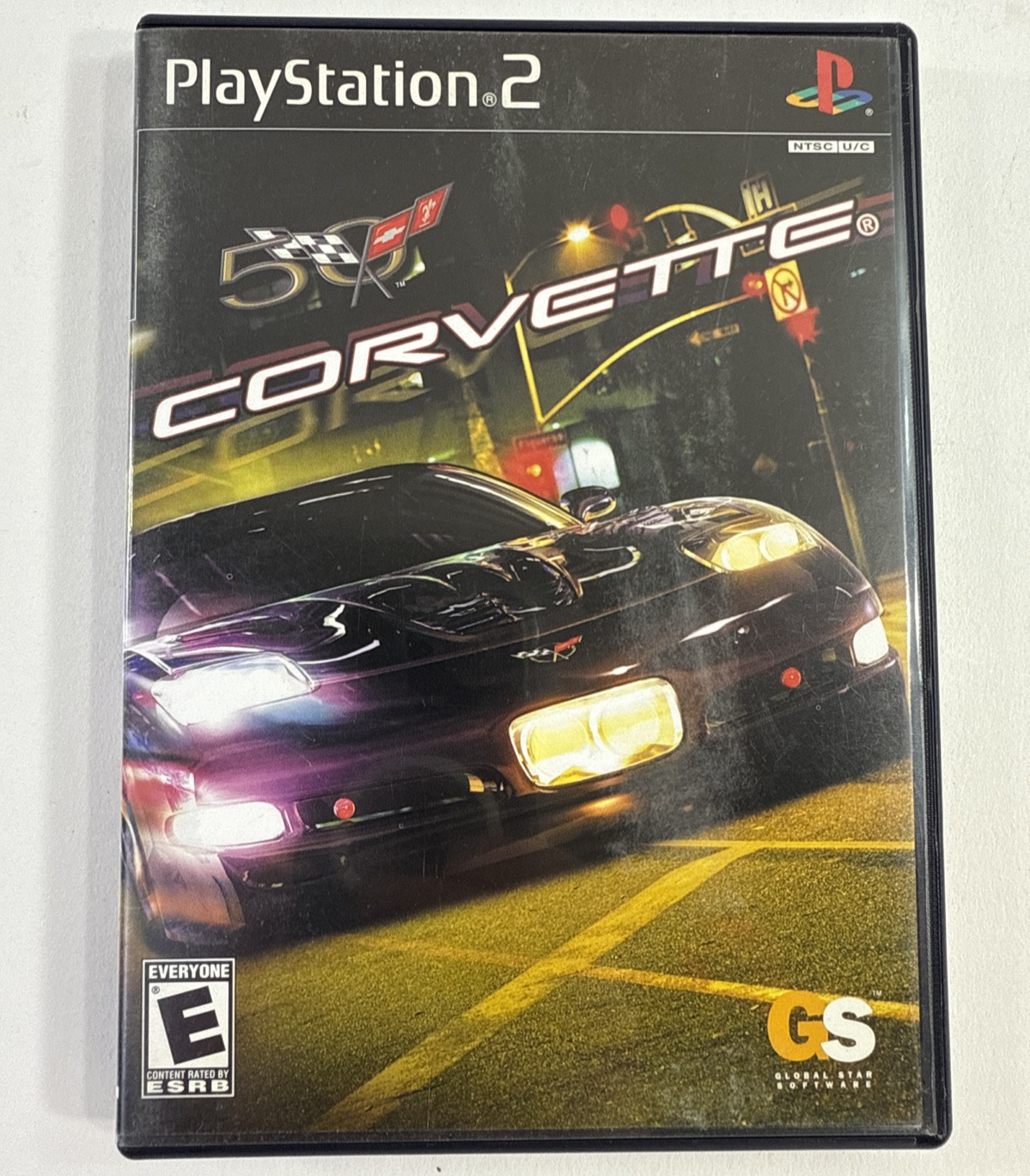 Corvette (Sony PlayStation 2, 2004) Game Case Manual - Tested and Working