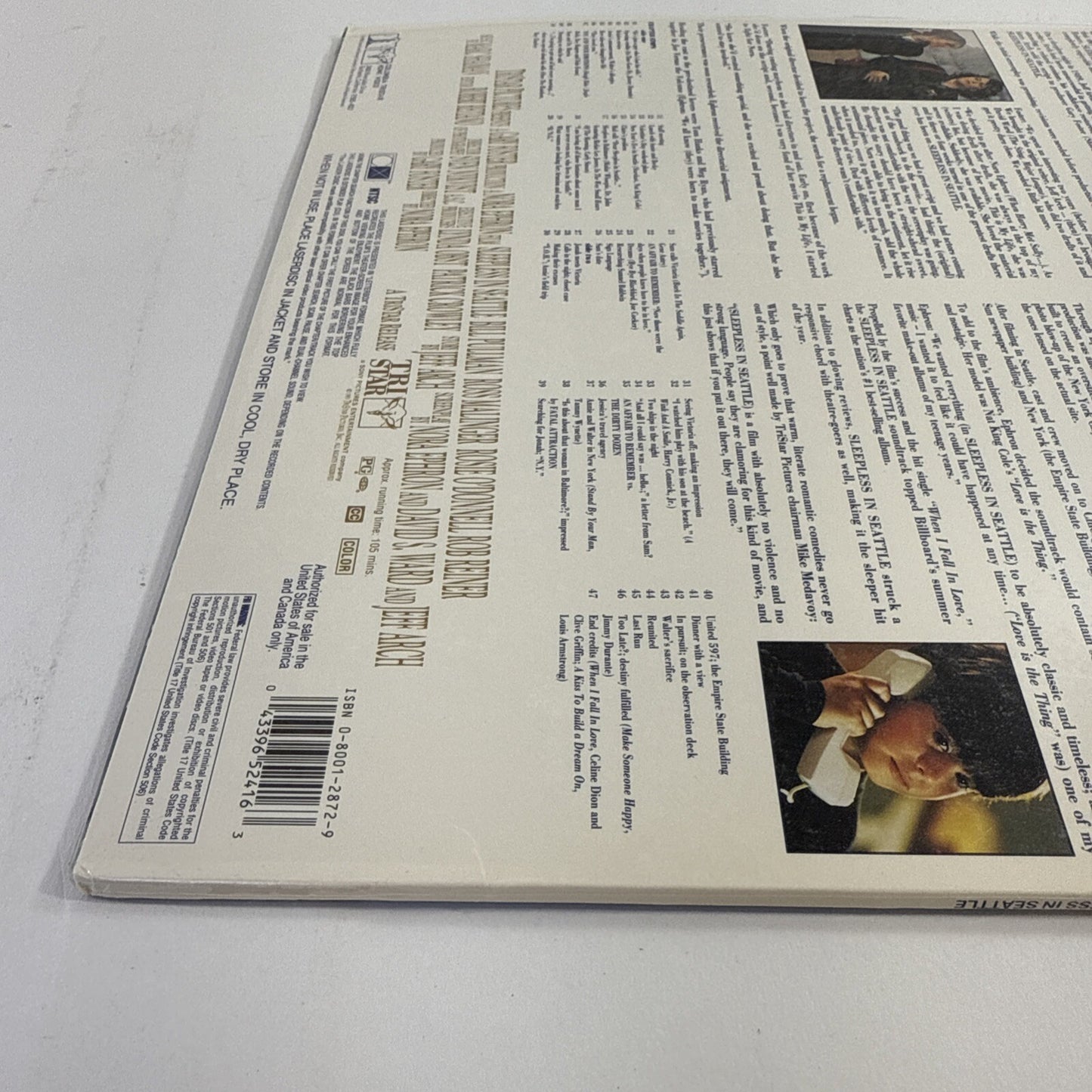 Sleepless in Seattle (Laserdisc Bundle) Sommersby, Enchanted April - Tested