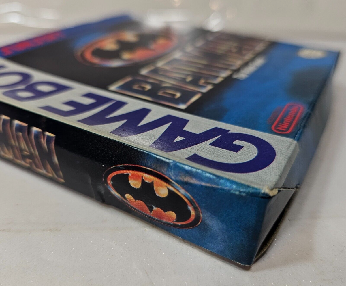 Batman: The Video Game (Nintendo Gameboy, 1990) Game Manual Box Inserts - Tested