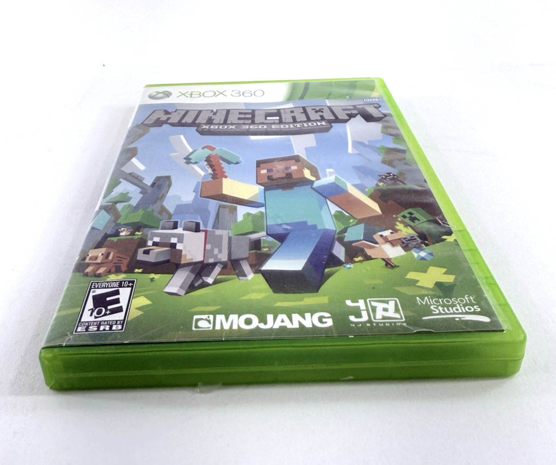 Minecraft (Microsoft Xbox 360, 2013) Game and Case - Tested and Working