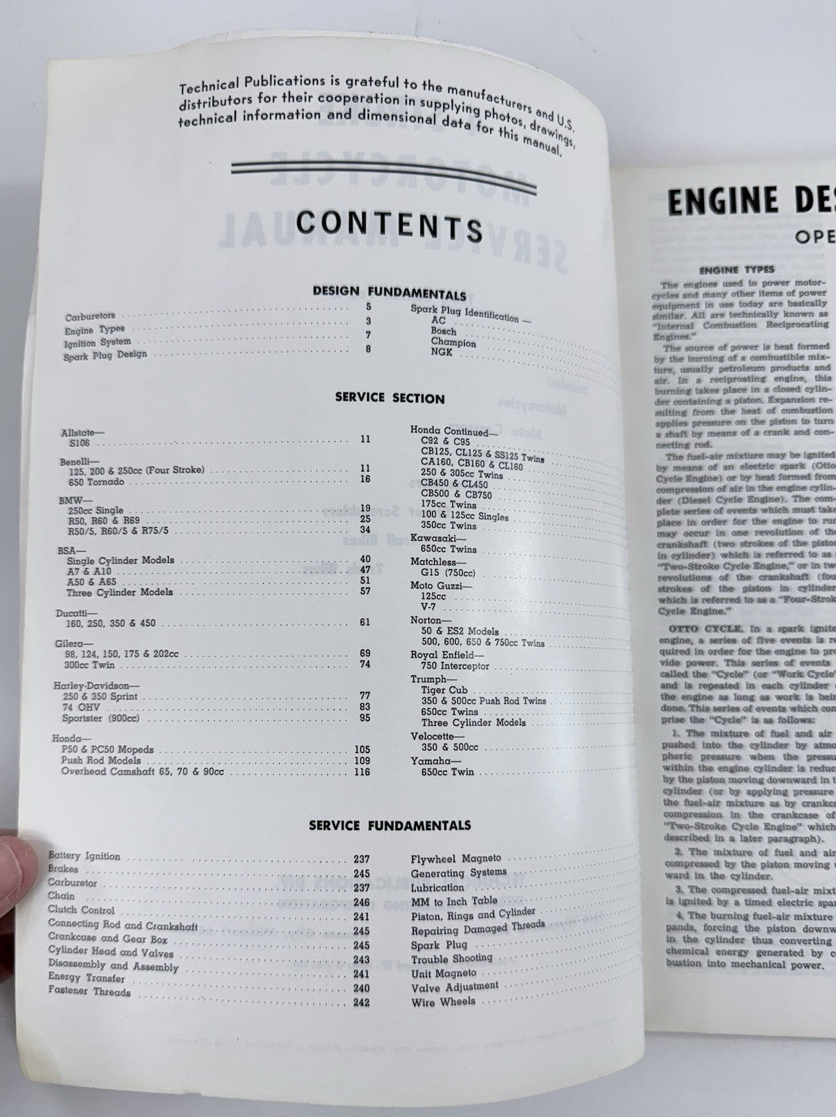 Motorcycle 4-Stroke Service Manual Third Edition. Vol. 2 (Softcover, 1972)