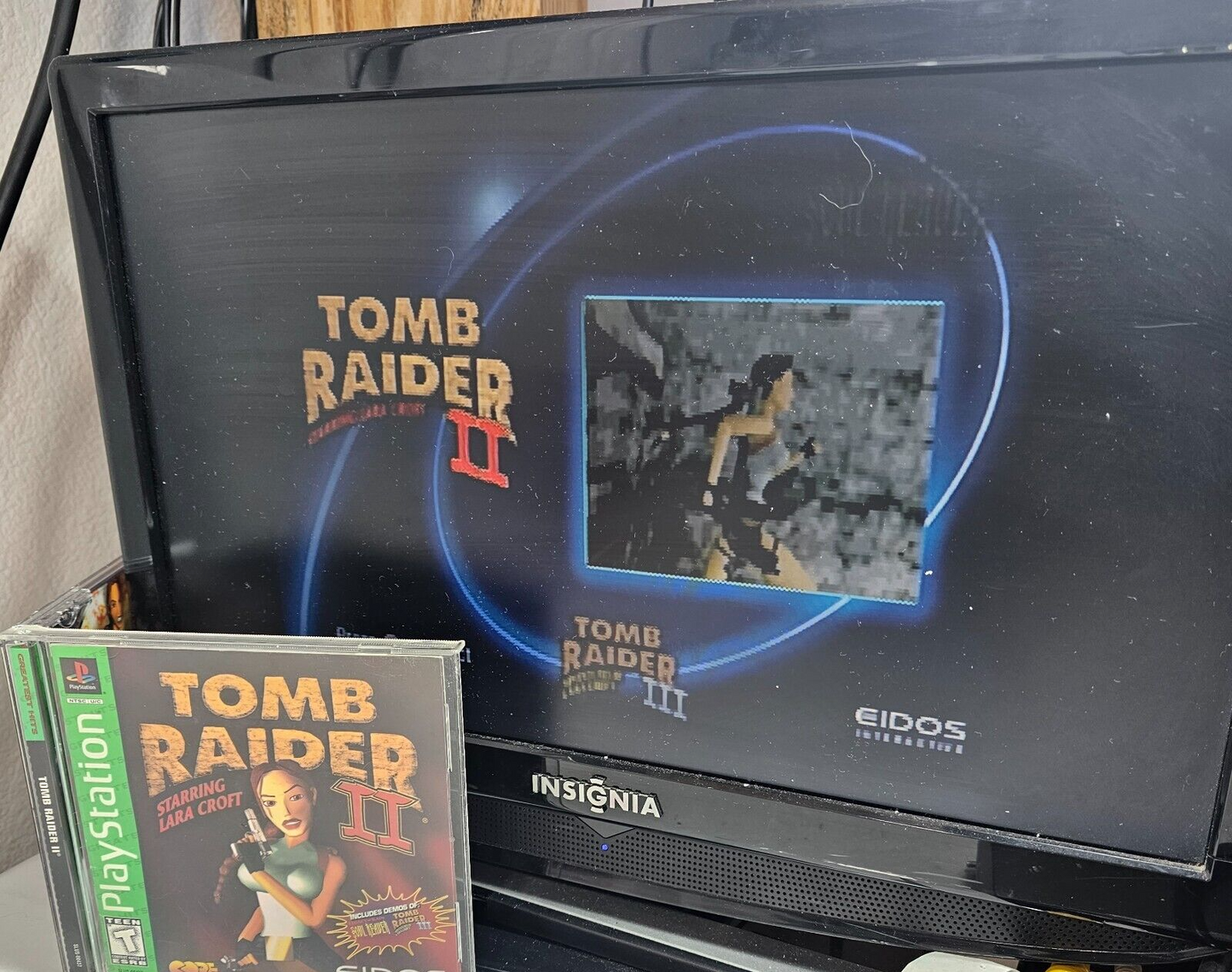 Tomb Raider 2 Greatest Hits (PlayStation 1, 1997) Game Case Manual Registration