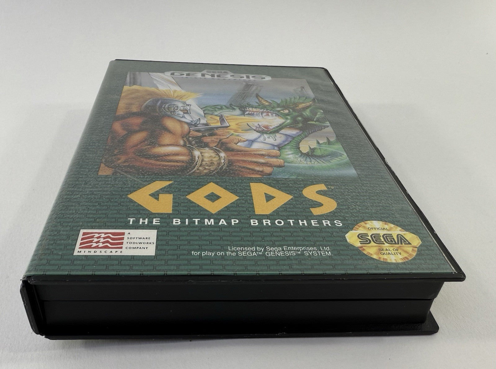 Gods (Sega Genesis, 1992) Replacement Game Case and Cover Art Only - No Game