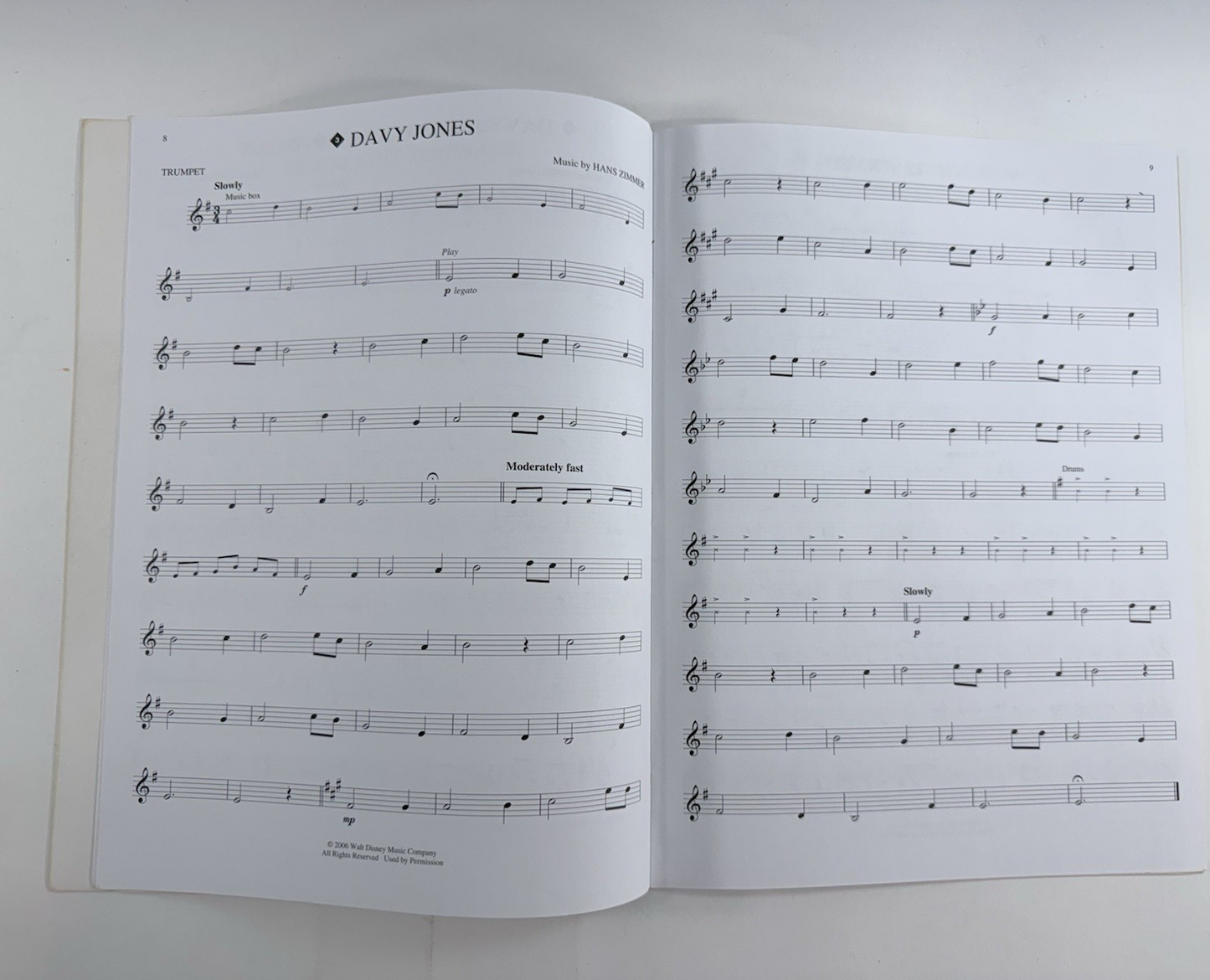 Instrumental Trumpet Play-Along Books - Pirates of the Caribbean, James Bond, +2