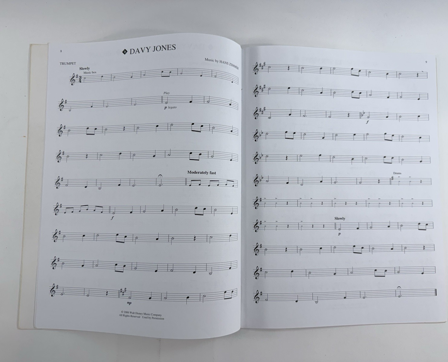 Instrumental Trumpet Play-Along Books - Pirates of the Caribbean, James Bond, +2