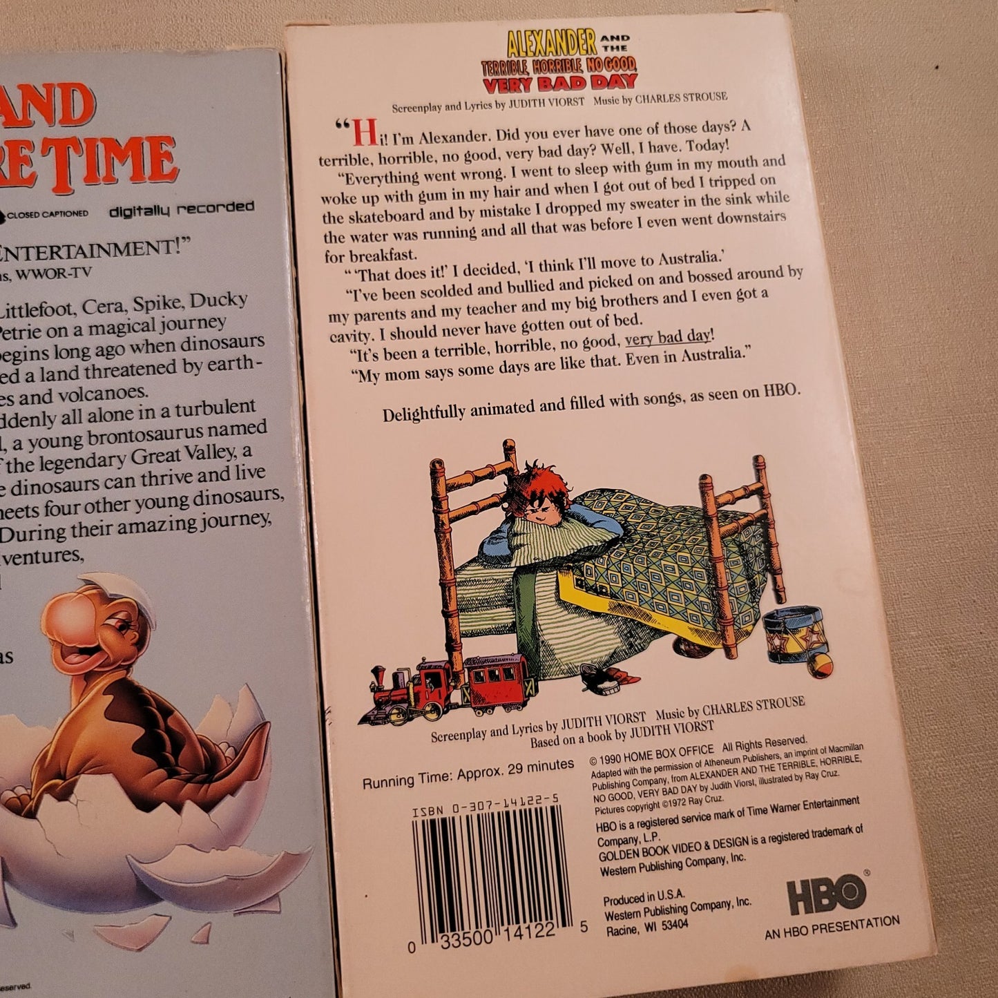 Ferngully (VHS family bundle) Land Before Time/Alexander & the Bad Day - Tested