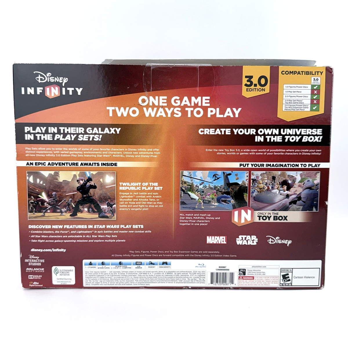 Disney Infinity 3.0 Star Wars Starter Pack For PlayStation 3 - New - Box Wear