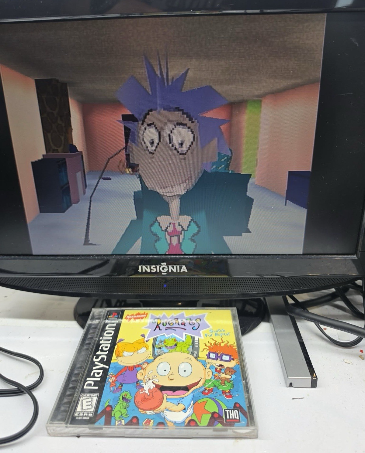 Rugrats: Search for Reptar (PlayStation 1, 1998) Game Case Manual Registration