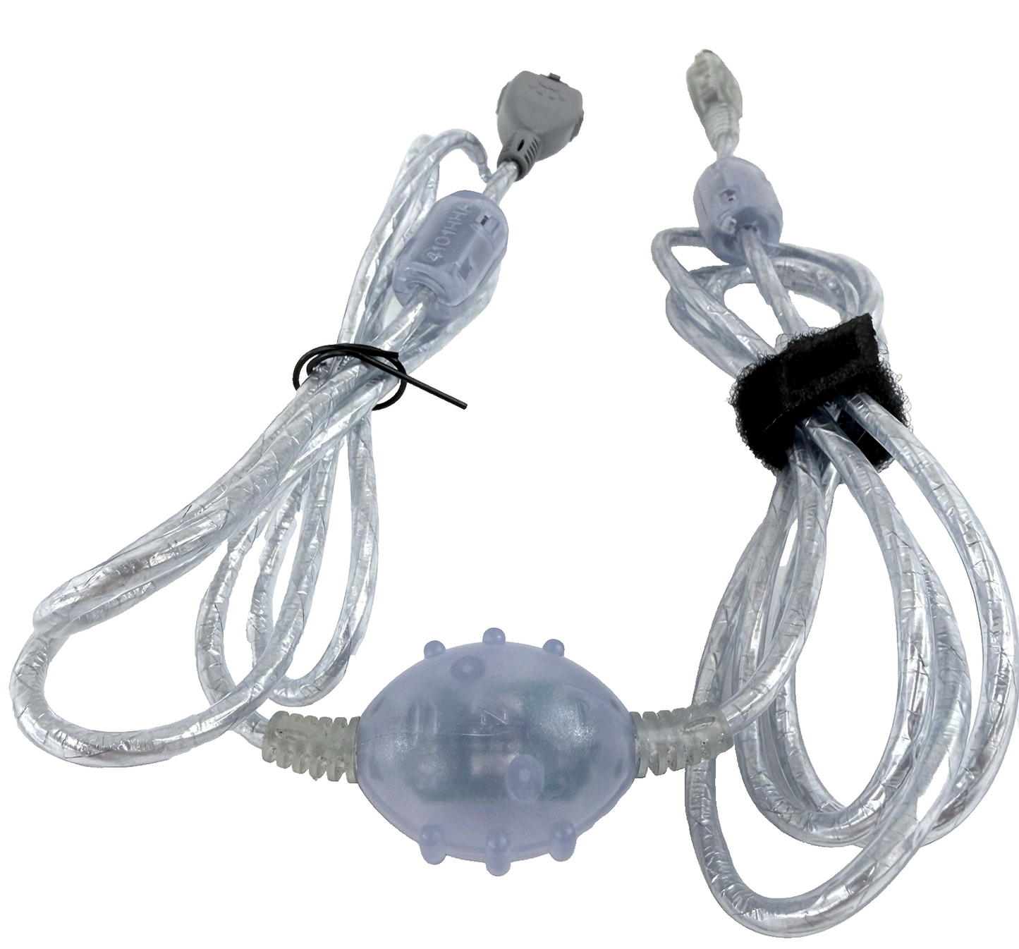 Mad Catz Game Boy Advance Silver/Purple Link Transfer Cable - Tested and Working