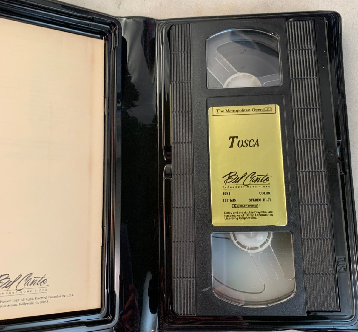 Cats (VHS Musicals bundle) Madama Butterfly, Don Giovanni, Tosca, Manon, +2